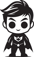 Super Snuggle Adorable Hero Symbol Mighty Mite Cute Superhero Vector Design