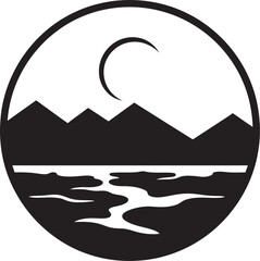 Sun Scorched Soil Drought Land Icon Design Cracked Cradle Vector Logo of Dry Land