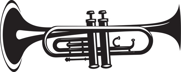 Harmonic Horn Music Trumpet Icon Design Trumpet Tune Sound Icon Emblem