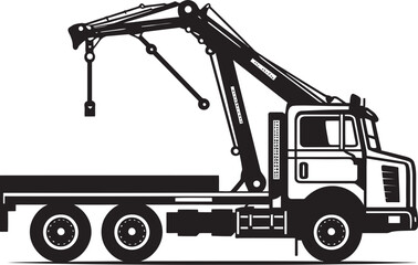 Industrial Titans Crane Truck Emblem Skyward Solutions Truck Crane Symbol