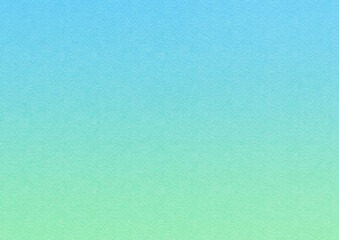 Watercolor texture background. Blue and green gradation. Paper material.