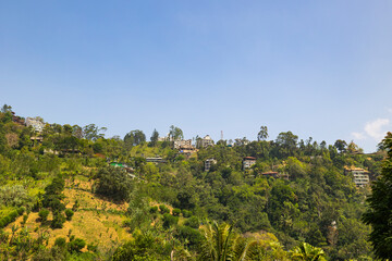 Views over Ella, Badulla District of Uva Province from Ravana Cave, Sri Lanka