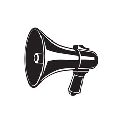 Megaphone in cartoon, doodle style . Image for t-shirt, web, mobile apps and ui. Isolated 2d vector illustration in logo, icon, sketch style, Eps 10, black and white. AI Generative