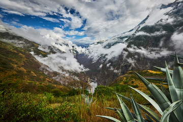 Choquequirao is an archaeological site located in the Andes Mountains of Peru, near the modern town...