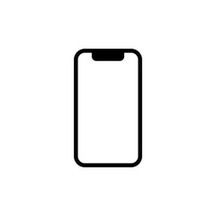 Phone icon vector isolated on white background. Phone vector icon. Mobile phone. Telephone icon. Cellphone