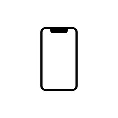Phone icon vector isolated on white background. Phone vector icon. Mobile phone. Telephone icon. Cellphone