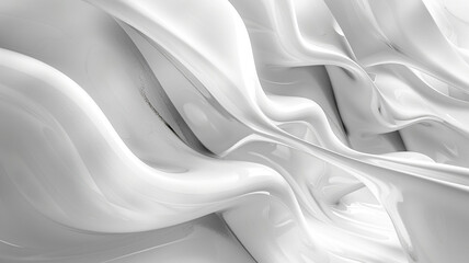 white abstract wavy background.
