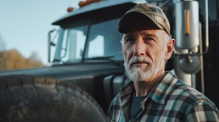 Professional truck driver