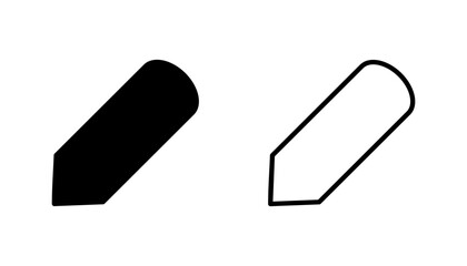 Pencil icon set. pen symbol. edit icon vector