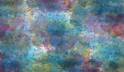 Obraz na płótnie Canvas textura de acuarela abstracta, azul, turquesa, lila, pasteles, grunge, variopinto, salpicadura, manchar, salpicar, mezclada, 
