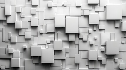 white rectangles, graphic design, black and white background