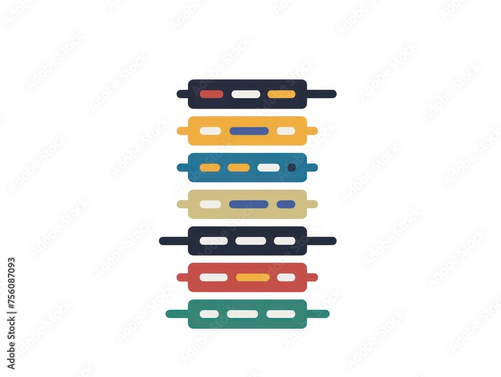 Aufkleber stack of code software design logo