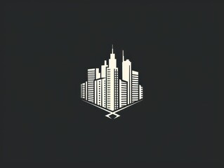 Urban building simple logo