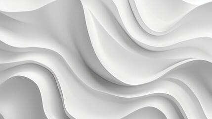 white wavy background, texture, in the style of multilayered texture, minimalist backgrounds - obrazy, fototapety, plakaty