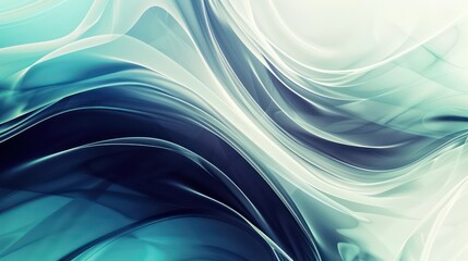 white Turquoise scene, curve effect, in the style of dark violet and light blue