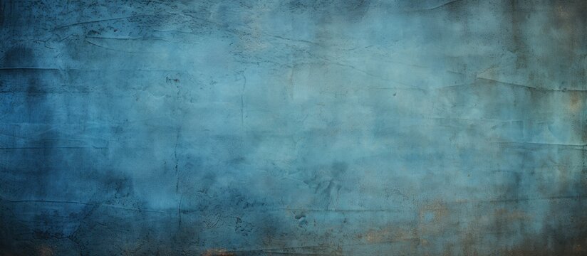 it is a blue background with a grunge texture . High quality