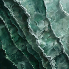 Fototapeta premium green stone layers surface for Abstract Background