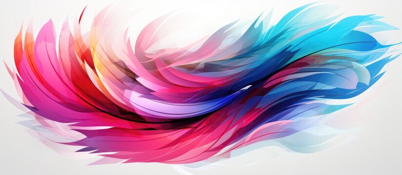 Abstract Feather Design for Various Products