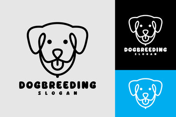 Dog Breed Pet Logo Design