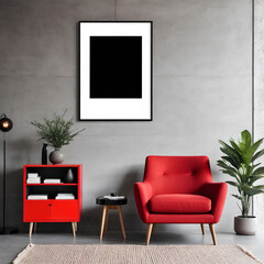 Generative AI
Red Sofa Interior Frame mock Up