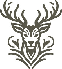 illustration of a deer  vector