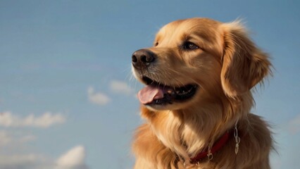 golden retriever dog. generate ai