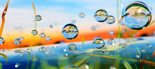 hailstones in rural settlements, ai generative