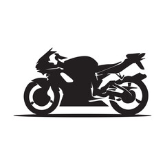 Obraz na płótnie Canvas motorbike sport icon symbol illustration