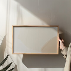 Mockup of picture frame