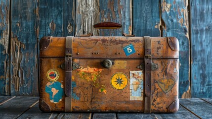 Along the way, memories collected, adorned a suitcase with travel stickers, telling the story of a lifetime of adventures