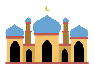 Ramadan Background with Islamic Mosque