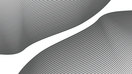 Abstract gray wave lines pattern on white background  design image wallpaper