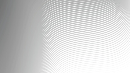 Abstract gray wave lines pattern on white background  design image wallpaper