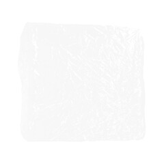 Transparent stretch plastic wrap texture. Realistic polyethylene wrapping stretch on transparent  background. Texture overlay effect template. transparent and wavy crumpled plastic texture.