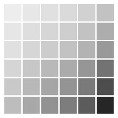 Shades of Gray Scale Color Palette. Vector illustration. EPS 10.