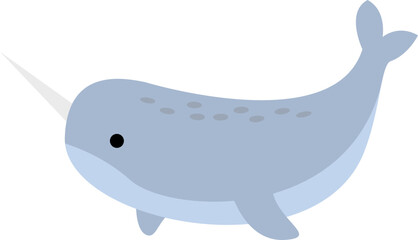 Cute Whale Illustration