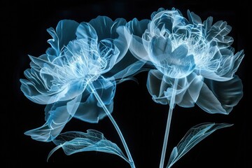 Obraz premium X-Ray Luminogeam Refractograph Photography