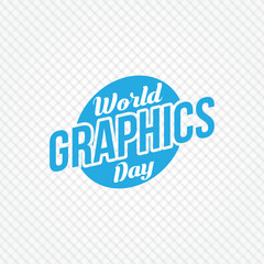 World Graphics Day vector illustration. World Graphics Day themes design concept with flat style vector illustration. Suitable for greeting card, poster and banner.

