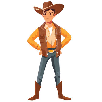 teenage cowboy posing 2