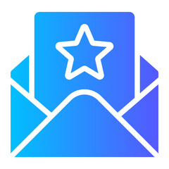 envelope gradient icon