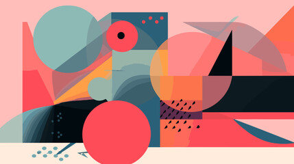 Flat vector illustration of a geometric pattern.