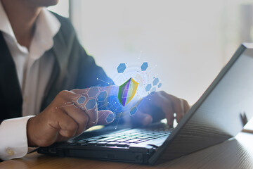 Network security concept Privacy protection Internet security concept