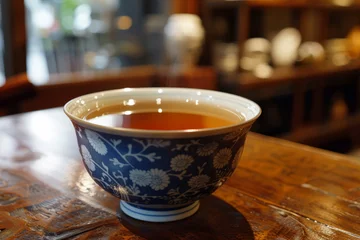 Foto op Plexiglas steaming hot tea © nan