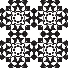 black and white seamless pattern
