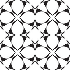 black and white seamless pattern