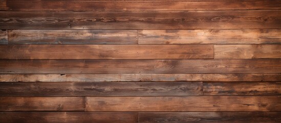 A close up of a hardwood wooden wall with a brown brick pattern, creating a beautiful texture. The blurred background enhances the detail of the brown tints and shades