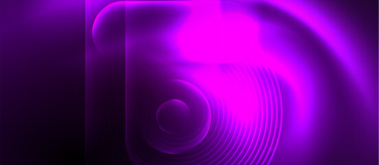 Shiny color neon glowing design. Vector Illustration For Wallpaper, Banner, Background, Card, Book Illustration, landing page