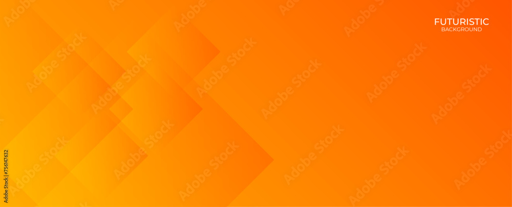 Canvas Prints modern red orange banner background. yellow and orange gradient with circle halftone pattern curve w