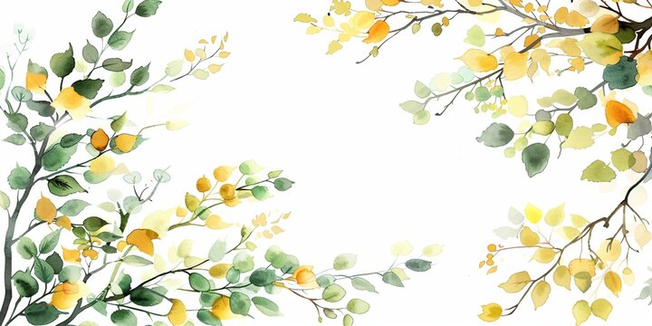 Floraler Bl&auml;tterhintergrund, made by Ai