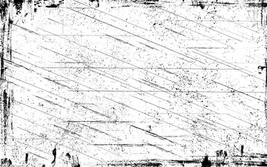 Rough black and white texture. Distressed overlay texture. Grunge background. Abstract textured effect. Illustration.